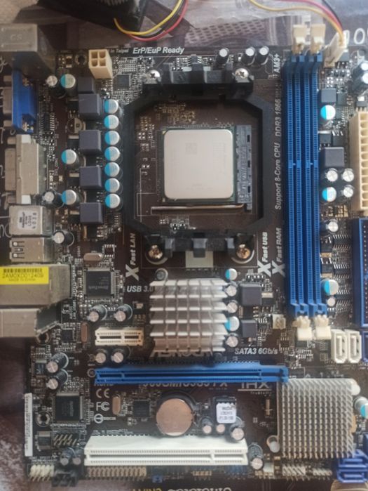 Материнка комплект, Alton x4 640, ddr3 8gb 1600