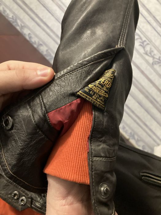 Кожаная куртка Superdry Style, размер S