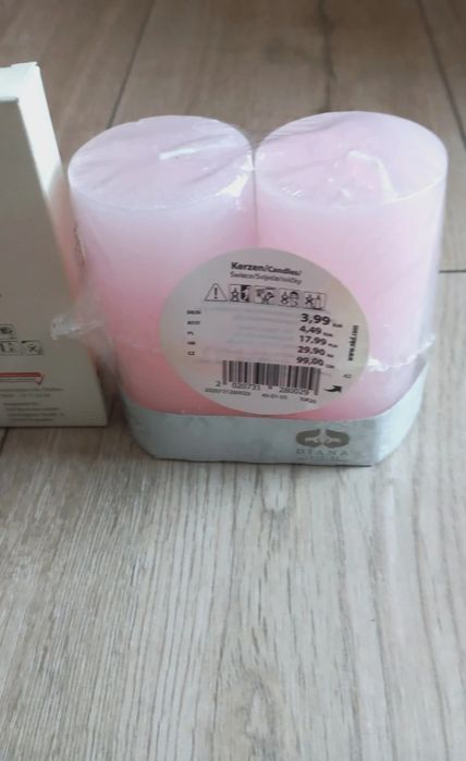 Podgrzewacze zapachowe + 2 swiece walcowe