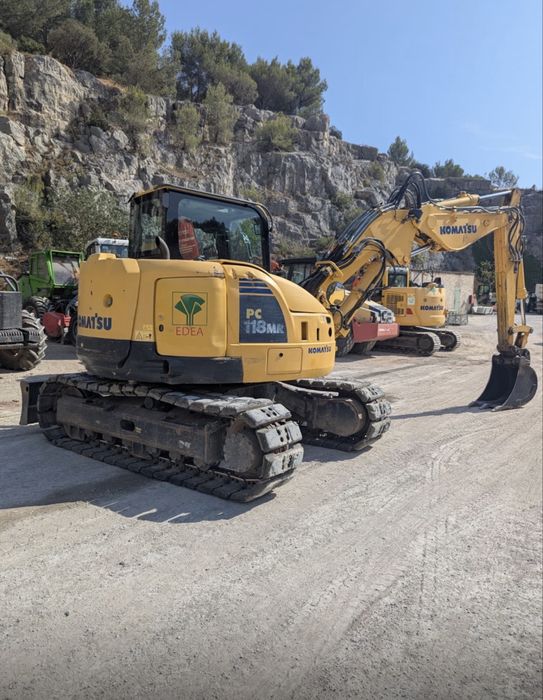 Mini giratoria komatsu pc 118