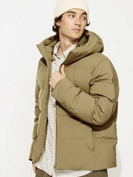 Бесшовный мужской пуховик UNIQLO с 3D-кроем (рS)оригинал