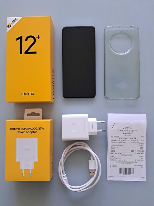 REALME 12+5G RAM 12GB/512 GB Gwarancja, Bez simloka.