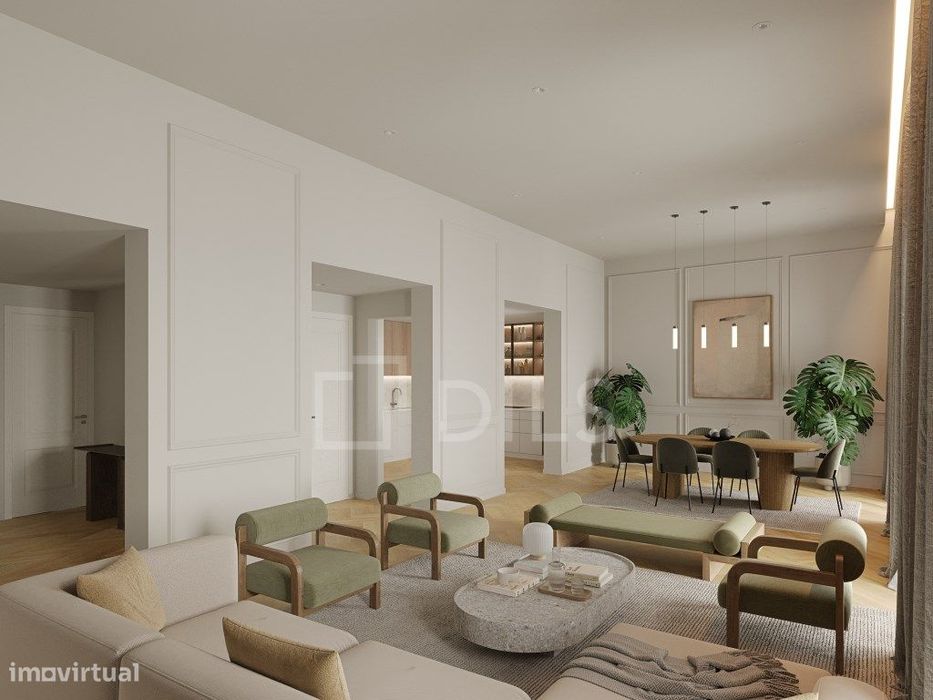 Apartamento T3 a estrear no Chiado, Lisboa