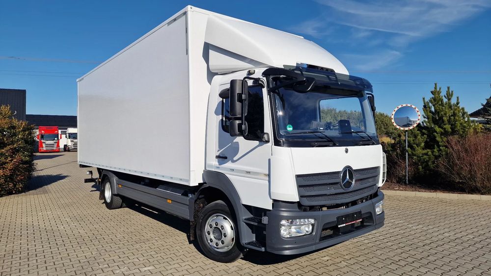 Mercedes-Benz ATEGO 12.240 KONTENER 18 PALET KLIMA SPROWADZONY Z DE 3 OSOBOWY SUPER STAN 270 TYŚ KM !!!