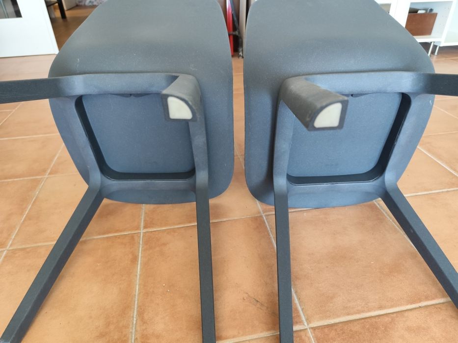 4 cadeiras IKEA cinza antracite