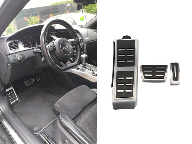 Capas Pedais + Apoio Audi A4 B8 A6 A7 A8 S4 A5 S5 RS5 Q5 (NOVO)
