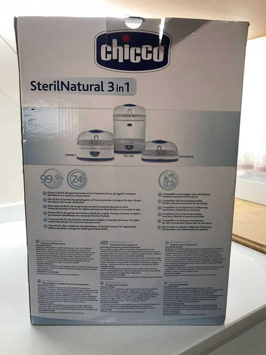 Chicco Esterilizador Eletrico 3 Em 1