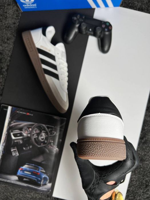 Чоловічі кросівки адідас Adidas Handball Spezial White Black [41-45]