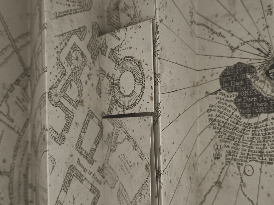 Mapa icónico Maroto de Harry Potter