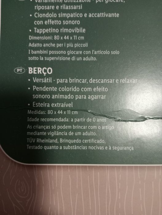 NINHO de Bebê como novo