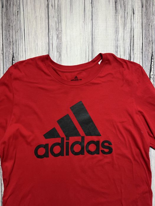 Adidas футболка оригинал красная XXL размер 2XL