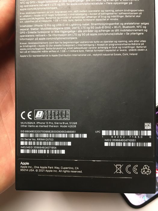 Iphone 13 pro 512 айфон neverlock айфон 13 про пр пм неверлок физ сим
