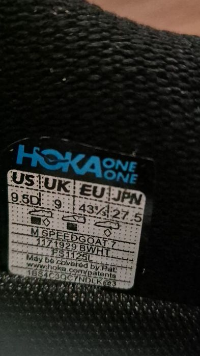 Hoka speedgoat 7 43 1/3