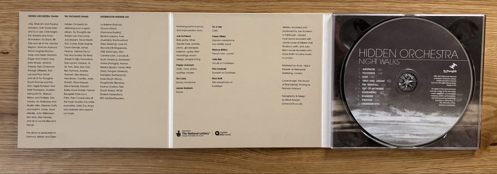 Hidden Orchestra „Night Walks” CD