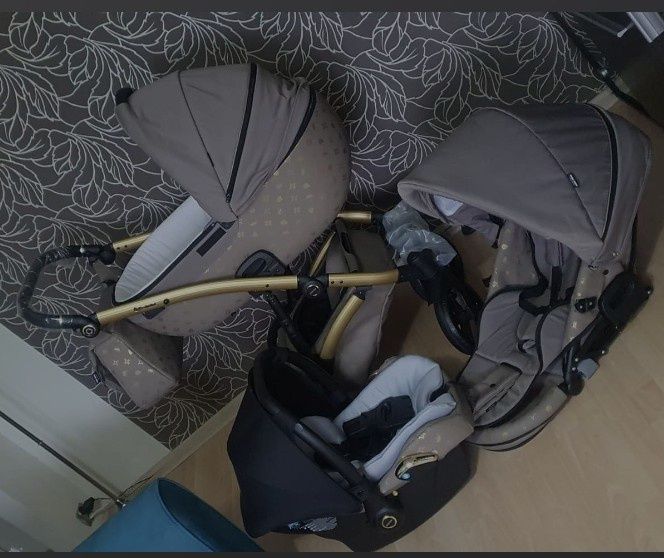 Wózek zestaw tako laret imperial  3W1 beż
