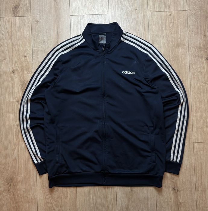Adidas Męska XL Bluza rozpinana z paskami Track Jacket Casual Streetwear