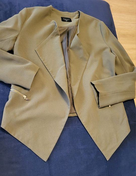 Marynarka żakiet khaki zielony Mohito  38