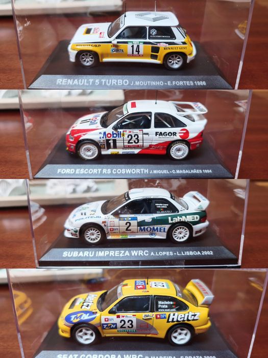 Miniaturas "Os Nossos Campeões de Rally Portugal"