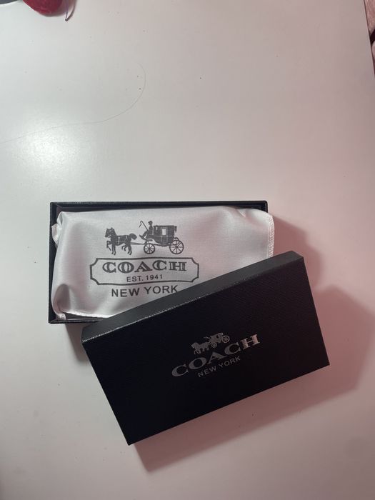 Carteira Coach-marron