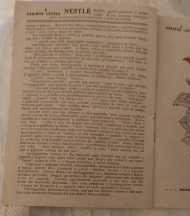 Nestlé-livro de publicidade a papa Nestlé com historia