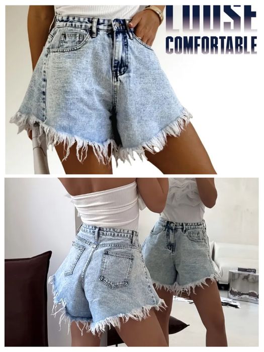 Жіночі джинсові шорти - спідниця