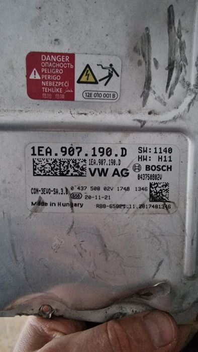 1EA.907.190 DC-DC перворювач Skoda пошкоджений
