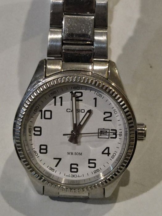 Casio WR50M Damski 30mm Koperta i bransoleta stal Top stan TANIO!