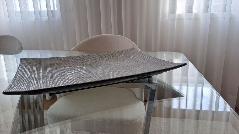 Travessa de mesa decorativa