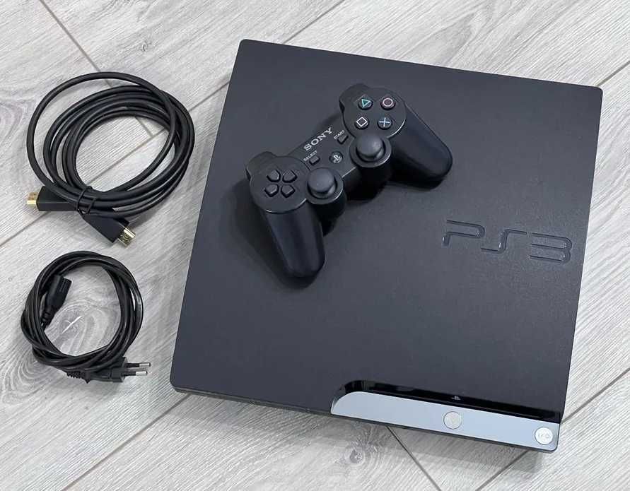 PlayStation 3 Slim 500GB | 2 джойстики | Плей Стейшон 3 | + 2000 ігор