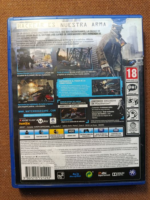 PS4 - jogo Watchdogs