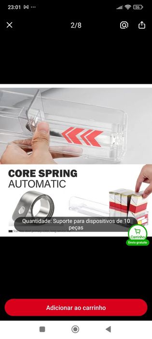 Expositor para comércio
