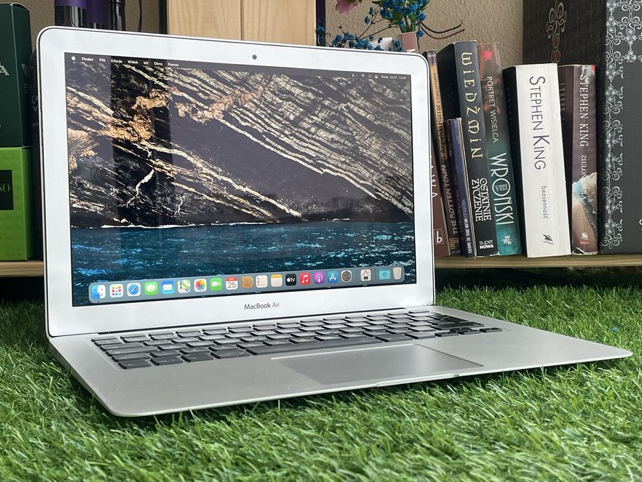 Apple MacBook Air 13” Silver 128GB SSD 100% sprawny + zasilacz