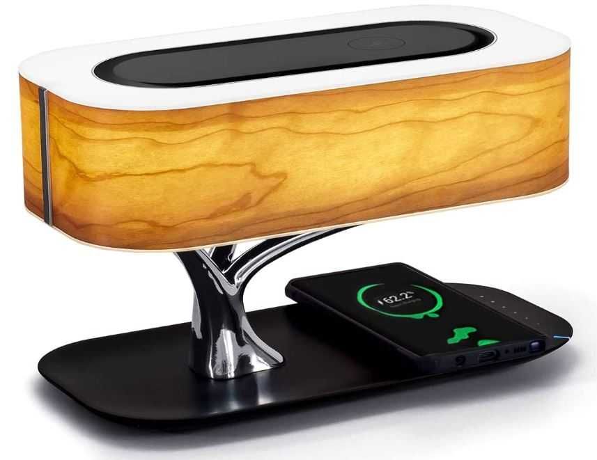 Lampka nocna z głośnikiem Bluetooth i ładowarką
