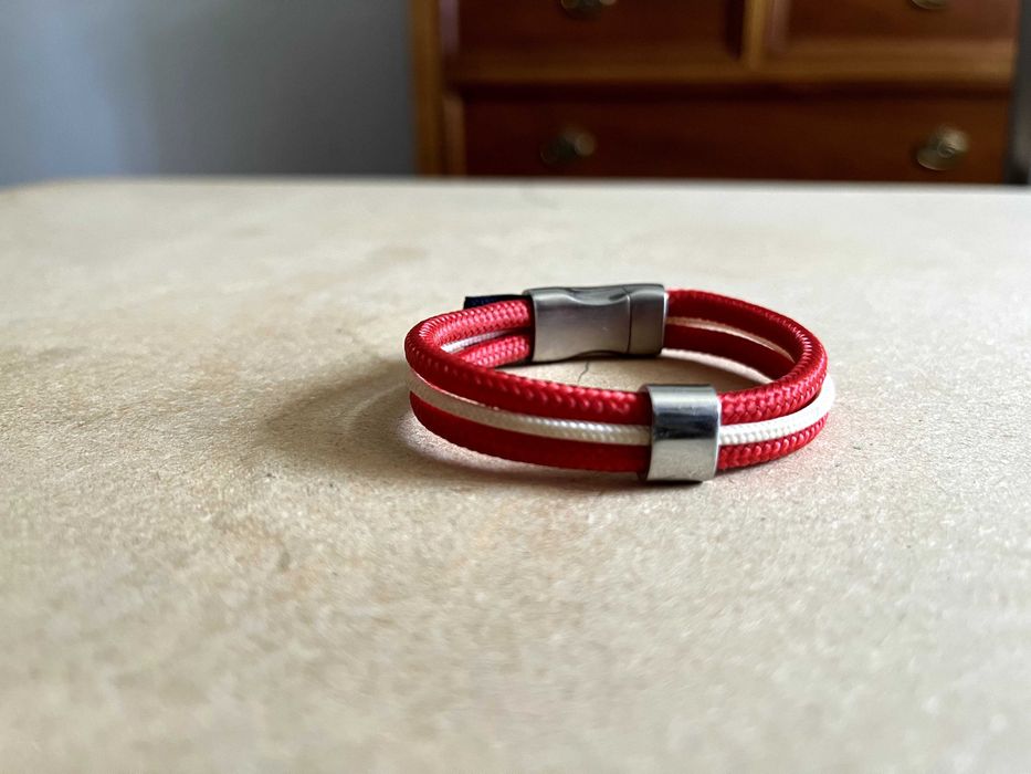 Pulseira vermelha Cx - 16 cm