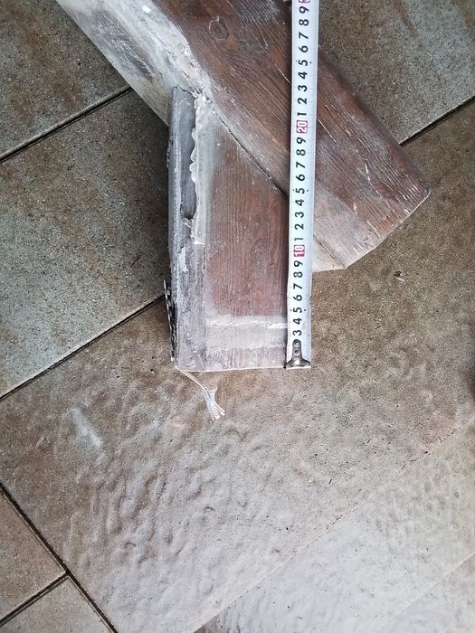 Drewniana belka do kominka Stare drewno z klimatem