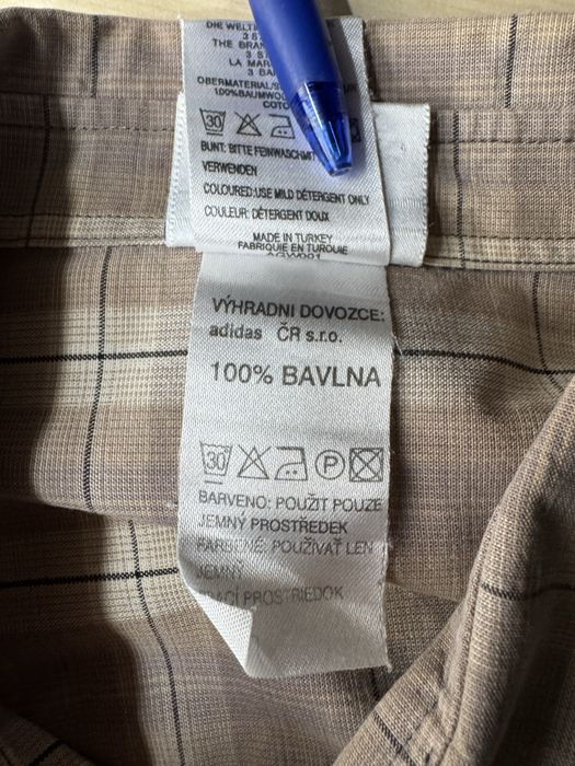 Adidas Adventure koszula w kratkę L