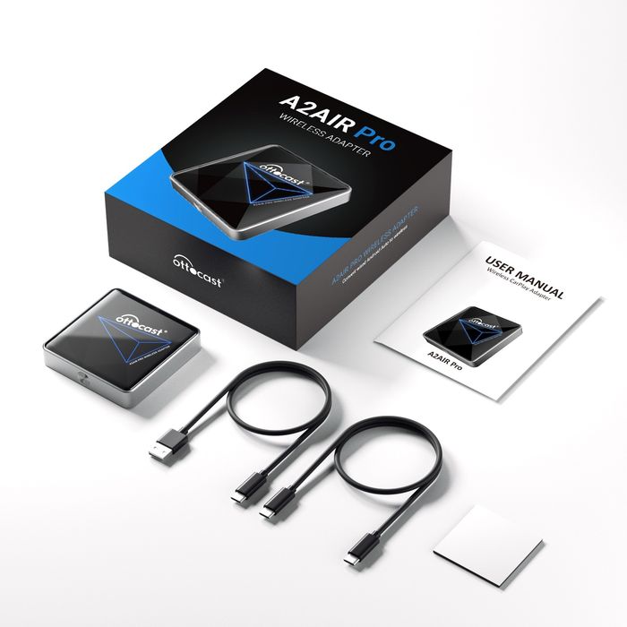 Ottocast A2air Pro Adaptador para Android Auto Bluetooth NOVO