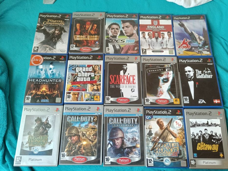 Zestaw gier PlayStation 2/ 21 gier
