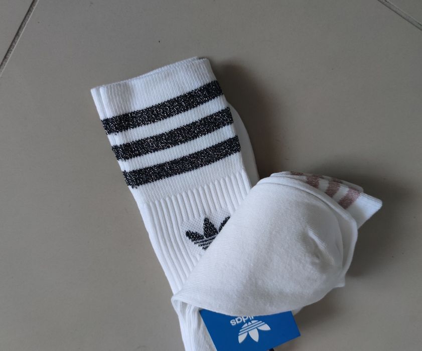 Skarpety damskie Adidas brokatowe XL