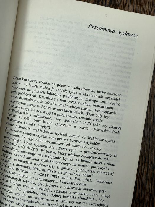 Łysiak na łamach - Waldemar Łysiak