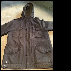 Casaco castanho (forrado a pelo)