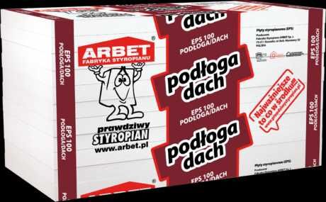 STYROPIAN EPS100 PODŁOGOWY 0,036 W/(mK) folia włókna mata pod wylewki