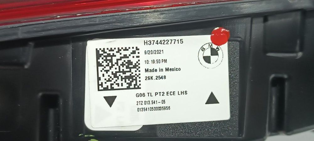 FAROLIM TRASEIRO ESQUERDO BMW SERIE X6 (G06) XDRIVE 40I