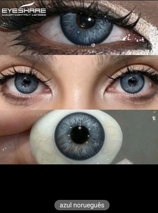 Lentes de Contacto Coloridas, Transforme o seu Olhar – Entrega Rápida