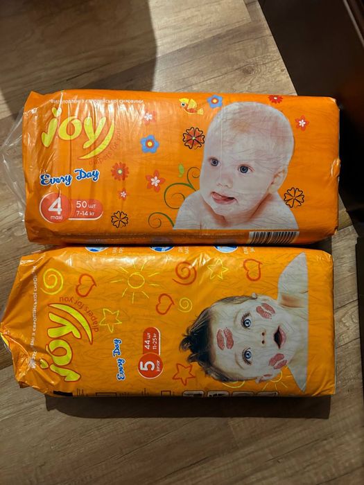 Підгузки джой joy every day памперси 3,4,5 р