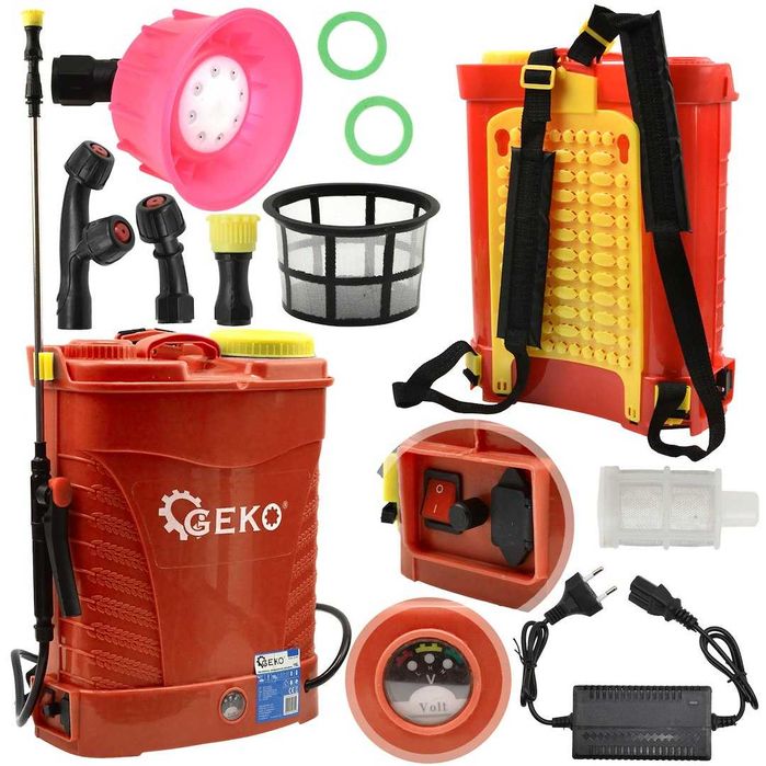 Opryskiwacz akumulatorowy plecakowy 16L Lekki
