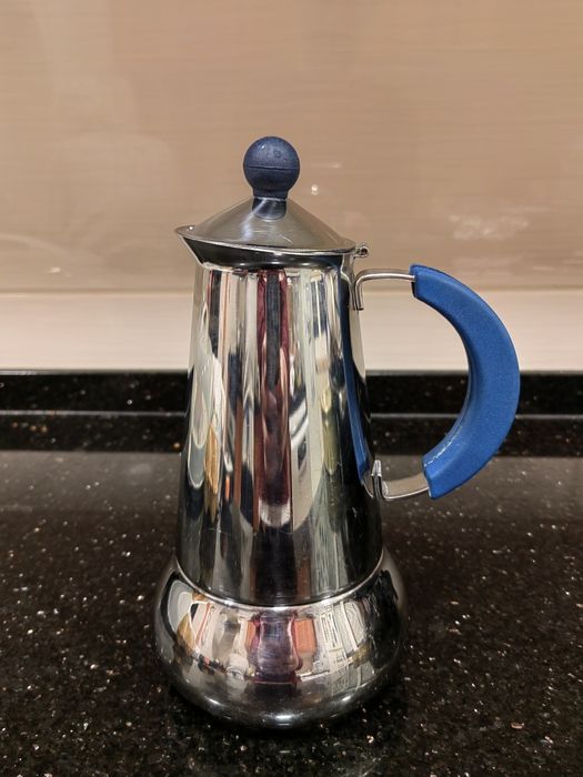 Cafeteira Italiana em aço inoxidável 18/10