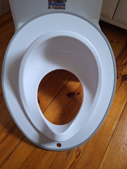 Dwupoziomowy taboret antypoślizgowy dla dzieci + nakładka Nowy