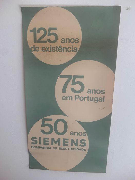 Poster Publicidade marca Siemens