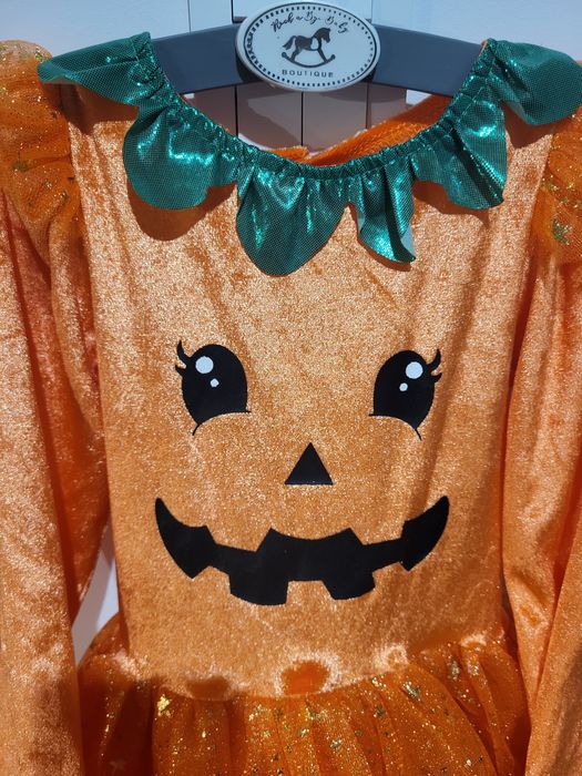 Sukienka dyna, halloween r. 104-110